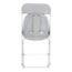Alera Economy Resin Folding Chair, Supports Up to 225 lb, White, 4/Carton Thumbnail 5