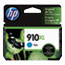 HP 910XL Ink Cartridge, Cyan (3YL62AN) Thumbnail 1