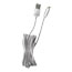 Duracell® Hi-Performance Sync And Charge Cable for iPad; iPhone; iPod, Apple Lightning, 6 ft, White Thumbnail 2