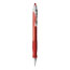BIC Velocity Easy Glide Ballpoint Pen, Retractable, Medium 1 mm, Red Ink, Translucent Red Barrel, Dozen Thumbnail 4