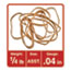 Universal Rubber Bands, Size 54 (Assorted), Assorted Gauges, Beige, 4 oz Box Thumbnail 2