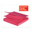 Universal Fan-Folded Self-Stick Pop-Up Note Pads, 3" x 3", Assorted Neon Colors, 100 Sheets/Pad, 12 Pads/Pack Thumbnail 5