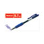 Universal Comfort Grip Gel Pen, Retractable, Medium 0.7 mm, Blue Ink, Translucent Blue Barrel, Dozen Thumbnail 4