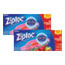 Ziploc® Seal Top Bags, 1 gal, 10.75" x 10.56, Clear, 75/Pack, 2 Packs/BX Thumbnail 1