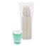 Boardwalk Translucent Plastic Cold Cups, 12 oz, Polypropylene, 50 Cups/Sleeve, 20 Sleeves/Carton Thumbnail 3
