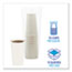 Boardwalk Convenience Pack Paper Hot Cups, 20 oz, White, 9 Cups/Sleeve, 15 Sleeves/Carton Thumbnail 4