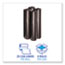 Boardwalk® Low Density Repro Can Liners, 56 gal, 1.2 mil, 43" x 47", Black, 10 Bags/Roll, 10 Rolls/Carton Thumbnail 3