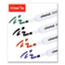 Universal Dry Erase Marker, Broad Chisel Tip, Assorted Colors, 4/Set Thumbnail 4