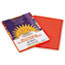 Prang® Construction Paper, 58 lbs., 9 x 12, Orange, 50 Sheets/Pack Thumbnail 1