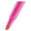 BIC Brite Liner Highlighter, Fluorescent Pink Ink, Chisel Tip, Pink/Black Barrel, Dozen Thumbnail 3