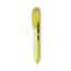 BIC® Brite Liner Retractable Highlighter, Fluorescent Yellow Ink, Chisel Tip, Yellow/Black Barrel, Dozen Thumbnail 2