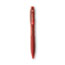 BIC® BU3 Ballpoint Pen, Retractable, Bold 1 mm, Red Ink, Red Barrel, Dozen Thumbnail 5