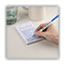 BIC Clic Stic Ballpoint Pen, Retractable, Medium 1 mm, Blue Ink, White Barrel, Dozen Thumbnail 3