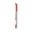 BIC Clic Stic Ballpoint Pen, Retractable, Medium 1 mm, Red Ink, White Barrel, Dozen Thumbnail 5