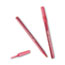 BIC Round Stic Xtra Life Ballpoint Pen, Stick, Medium 1 mm, Red Ink, Translucent Red Barrel, Dozen Thumbnail 2