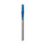 BIC Round Stic Grip Xtra Comfort Ballpoint Pen, Easy-Glide, Stick, Medium 1.2 mm, Blue Ink, Gray/Blue Barrel, Dozen Thumbnail 5