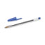 BIC Cristal Xtra Smooth Ballpoint Pen, Stick, Medium 1 mm, Blue Ink, Clear Barrel, Dozen Thumbnail 3