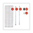 Alera NSF Certified 6-Shelf Wire Shelving Kit, 48w x 18d x 72h, Silver Thumbnail 7