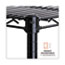 Alera NSF Certified 6-Shelf Wire Shelving Kit, Six-Shelf, 48w x 18d x 72h, Black Thumbnail 3