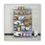 Alera NSF Certified 6-Shelf Wire Shelving Kit, 48w x 18d x 72h, Silver Thumbnail 8