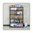 Alera NSF Certified 6-Shelf Wire Shelving Kit, Six-Shelf, 48w x 18d x 72h, Black Thumbnail 4