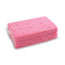 Boardwalk Small Cellulose Sponge, 3.6 x 6.5, 0.9" Thick, Pink, 2/Pack, 24 Packs/Carton Thumbnail 2