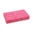 Boardwalk Small Cellulose Sponge, 3.6 x 6.5, 0.9" Thick, Pink, 2/Pack, 24 Packs/Carton Thumbnail 3