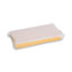 Boardwalk Scrubbing Sponge, Light Duty, 3.6 x 6.1, 0.7" Thick, Yellow/White, Individually Wrapped, 20/Carton Thumbnail 2