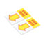 Universal Arrow Page Flags, "Sign Here", Yellow/Red, 50 Flags/Dispenser, 2 Dispensers/Pack Thumbnail 4