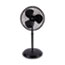 Alera 16" 3-Speed Oscillating Pedestal Stand Fan, Metal, Plastic, Black Thumbnail 1