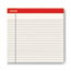 Universal Colored Perforated Ruled Writing Pads, Wide/Legal Rule, 50 Ivory 8.5 x 11 Sheets, Dozen Thumbnail 5
