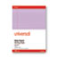 Universal Colored Perforated Ruled Writing Pads, Wide/Legal Rule, 50 Orchid 8.5 x 11 Sheets, Dozen Thumbnail 3