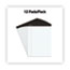 Universal Premium Ruled Writing Pads with Heavy-Duty Back, Wide/Legal Rule, Black Headband, 50 White 8.5 x 11 Sheets, 12/Pack Thumbnail 2