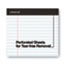 Universal Premium Ruled Writing Pads with Heavy-Duty Back, Wide/Legal Rule, Black Headband, 50 White 8.5 x 11 Sheets, 12/Pack Thumbnail 4
