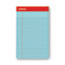 Universal Colored Perforated Ruled Writing Pads, Narrow Rule, 50 Blue 5 x 8 Sheets, Dozen Thumbnail 1