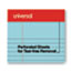 Universal Colored Perforated Ruled Writing Pads, Narrow Rule, 50 Blue 5 x 8 Sheets, Dozen Thumbnail 4