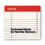Universal Colored Perforated Ruled Writing Pads, Narrow Rule, 50 Ivory 5 x 8 Sheets, Dozen Thumbnail 4
