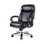 Alera Alera Maxxis Series Big/Tall Bonded Leather Chair, Supports 500 lb, 21.42" to 25" Seat Height, Black Seat/Back, Chrome Base Thumbnail 2
