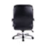 Alera Alera Maxxis Series Big/Tall Bonded Leather Chair, Supports 500 lb, 21.42" to 25" Seat Height, Black Seat/Back, Chrome Base Thumbnail 5