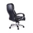 Alera Alera Maxxis Series Big/Tall Bonded Leather Chair, Supports 500 lb, 21.42" to 25" Seat Height, Black Seat/Back, Chrome Base Thumbnail 7