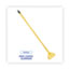 Boardwalk Quick Change Side-Latch Plastic Mop Head Handle, 60" Aluminum Handle, Yellow Thumbnail 3