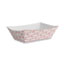 Boardwalk Paper Food Baskets, 1 lb Capacity, Red/White, 1,000/Carton Thumbnail 1