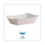 Boardwalk® Paper Food Baskets, 0.5 lb Capacity, Red/White, 1,000/Carton Thumbnail 2