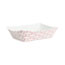 Boardwalk Paper Food Baskets, 2.5 lb Capacity, Red/White, 500/Carton Thumbnail 1