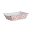 Boardwalk Paper Food Baskets, 2 lb Capacity, Red/White, 1,000/Carton Thumbnail 1