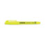 Universal Pocket Highlighters, Fluorescent Yellow Ink, Chisel Tip, Yellow Barrel, Dozen Thumbnail 3