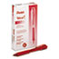 Pentel® WOW! Retractable Ballpoint Pen, 1mm, Red Barrel/Ink, Dozen Thumbnail 1