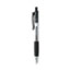 Universal Comfort Grip Ballpoint Pen, Retractable, Medium 1 mm, Black Ink, Clear Barrel, Dozen Thumbnail 1
