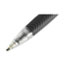 Universal Comfort Grip Ballpoint Pen, Retractable, Medium 1 mm, Black Ink, Clear Barrel, Dozen Thumbnail 7