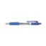 Universal Comfort Grip Ballpoint Pen, Retractable, Medium 1 mm, Blue Ink, Clear Barrel, Dozen Thumbnail 3